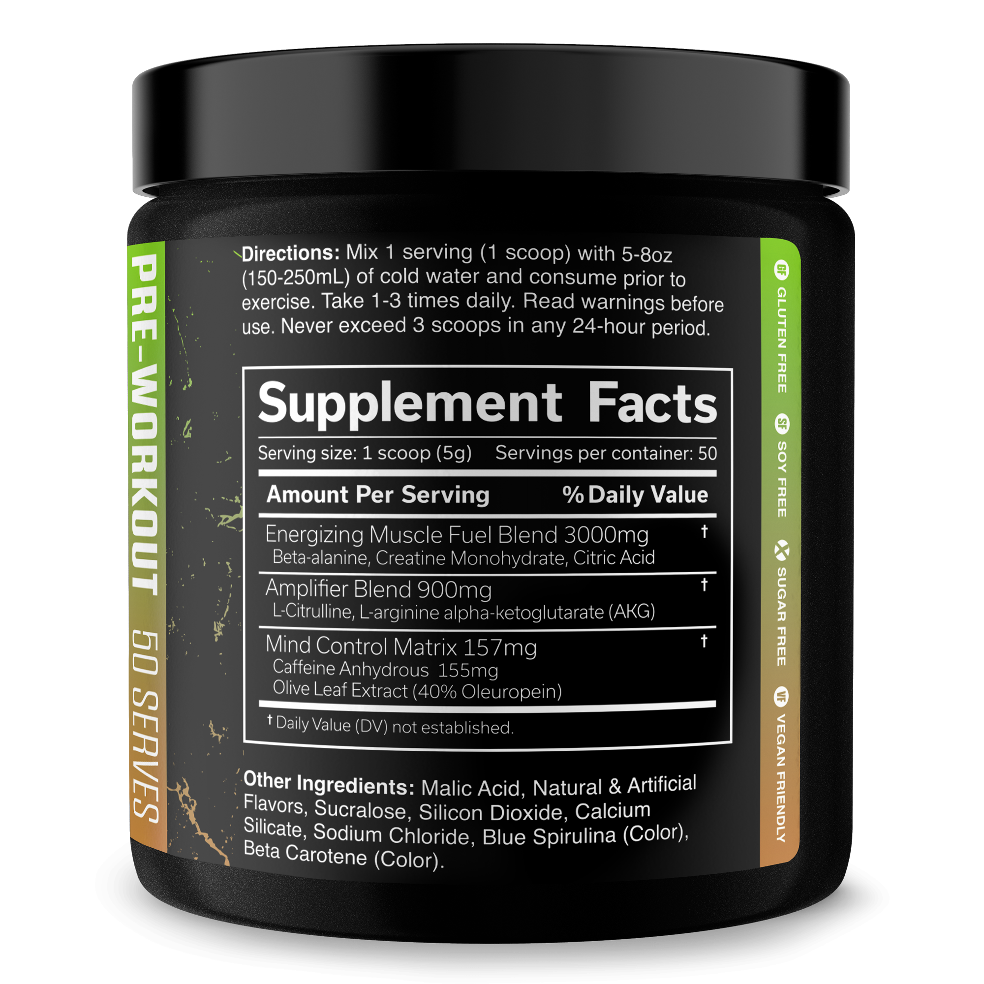 Pre-Workout Supplement for Fitness Performance Support