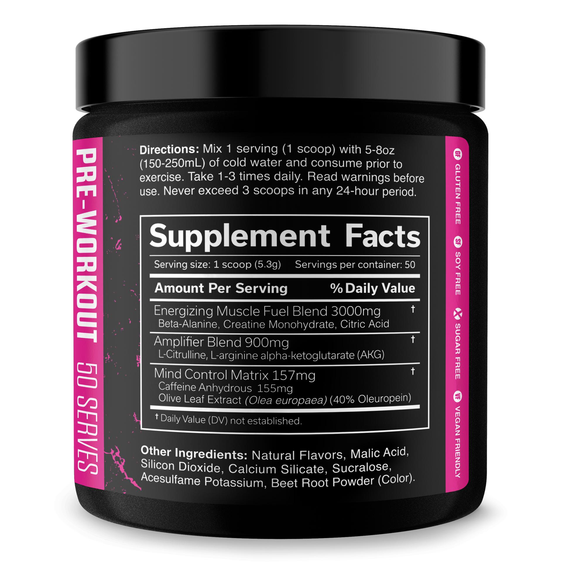 Pre-Workout Supplement for Fitness Performance Support