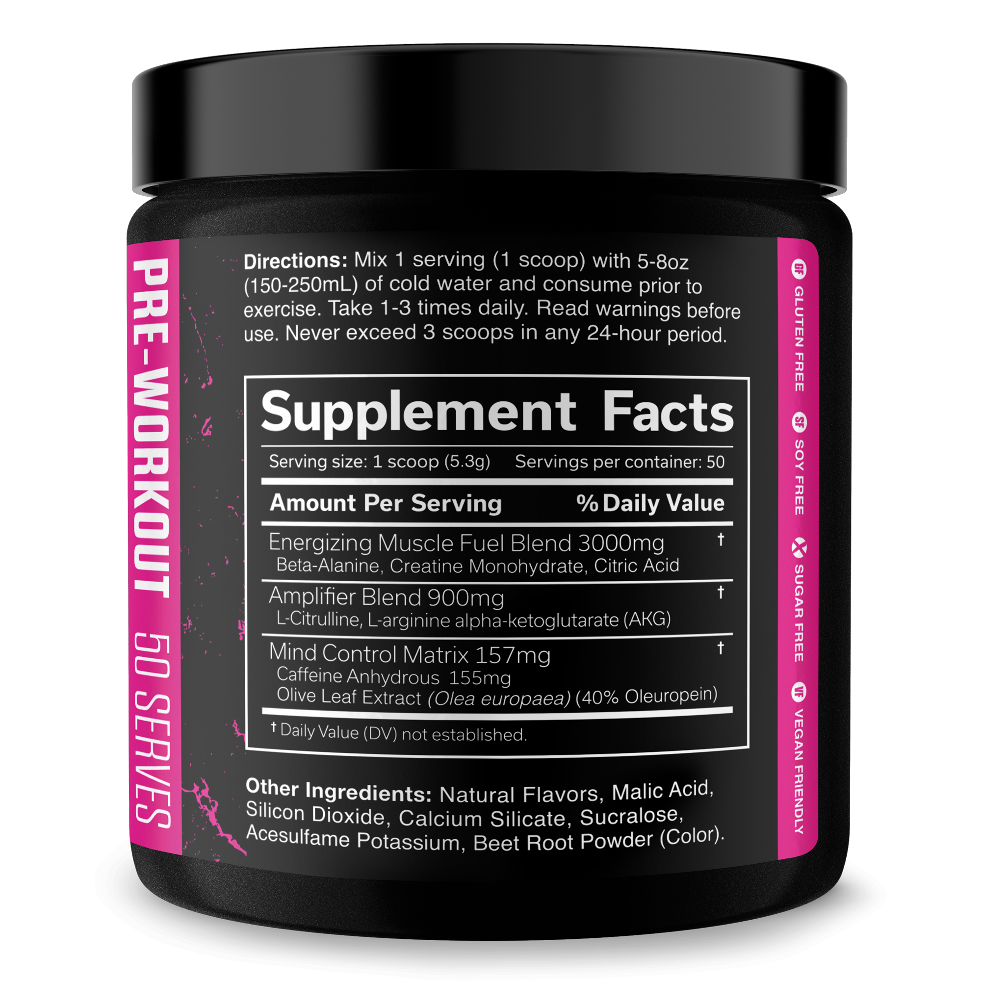 Pre-Workout Supplement for Fitness Performance Support