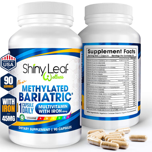 Methylated Bariatric Multivitamin with Iron Daily Capsules