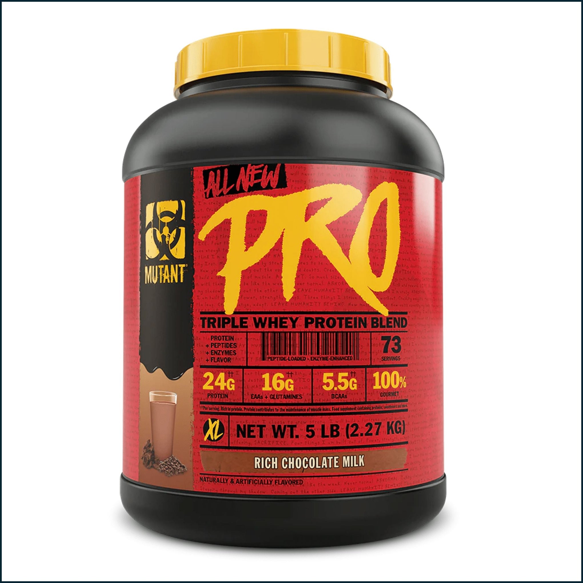 Mutant Pro Triple Whey Protein Powder 5lbs Supplement
