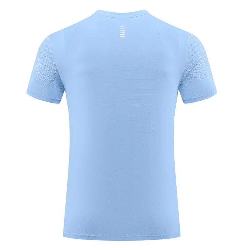Men's Breathable Performance T-Shirt for Running Fitness