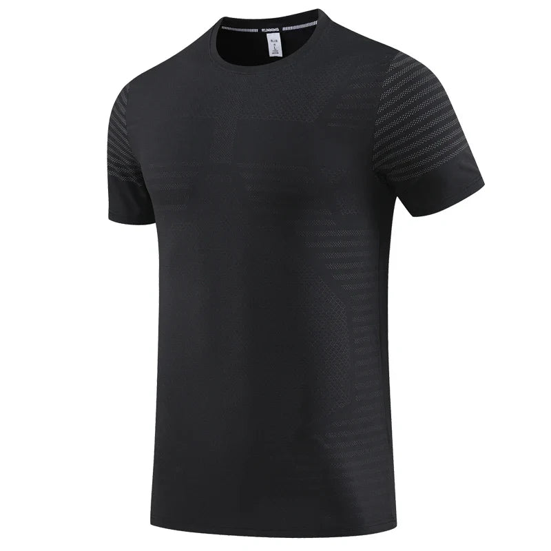 Men's Breathable Performance T-Shirt for Running Fitness