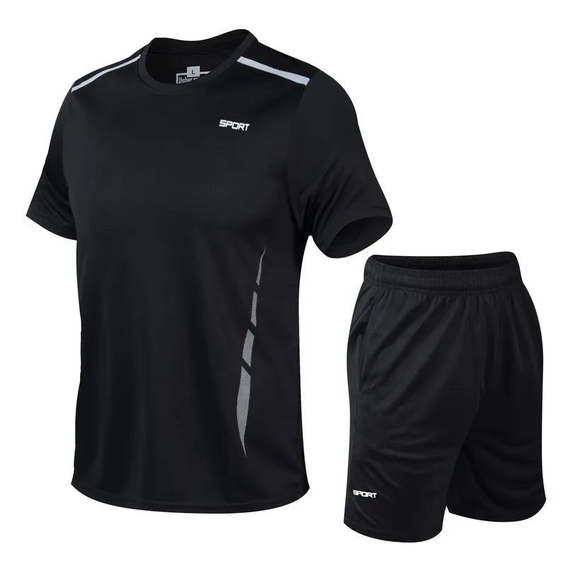Men's Quick Dry Athletic Set for Workouts