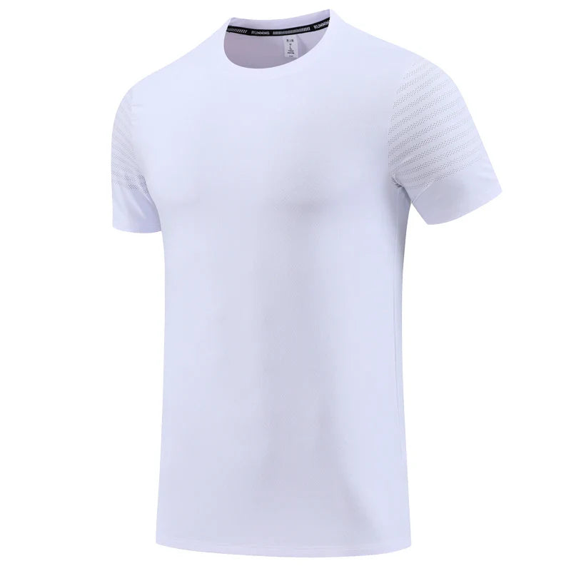 Men's Breathable Performance T-Shirt for Running Fitness
