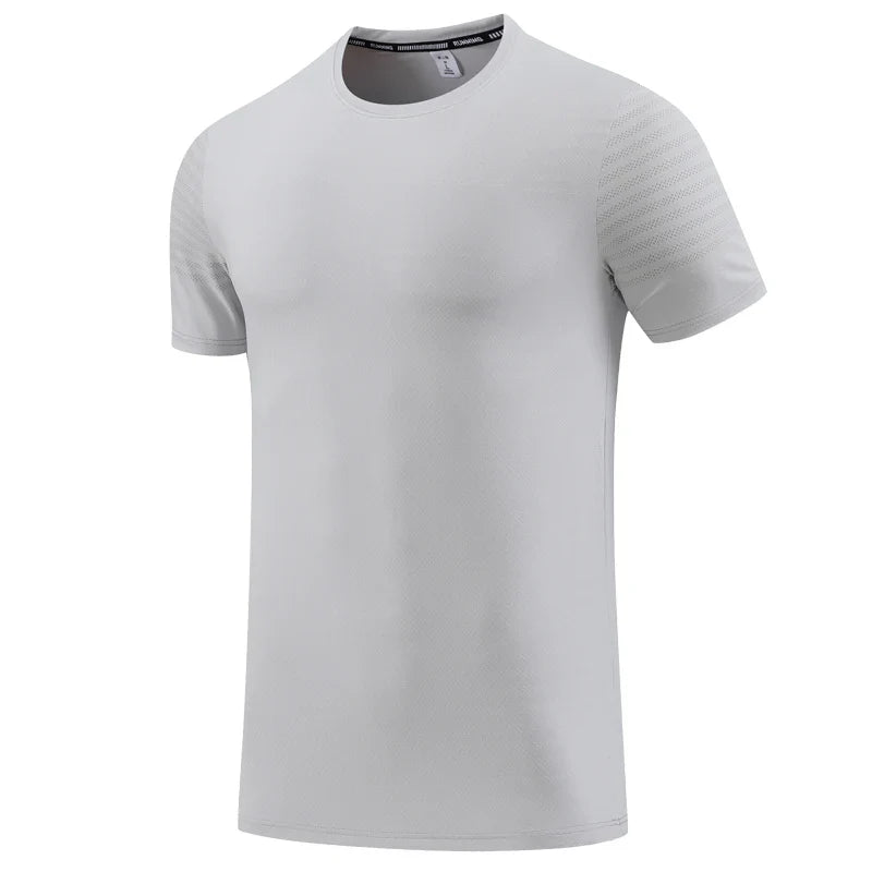 Men's Breathable Performance T-Shirt for Running Fitness