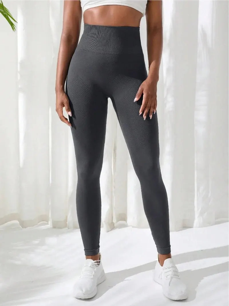Women's High Waist Seamless Yoga Fitness Leggings