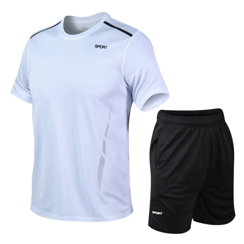 Men's Quick Dry Athletic Set for Workouts