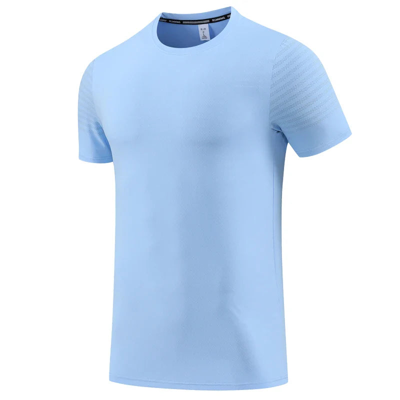 Men's Breathable Performance T-Shirt for Running Fitness