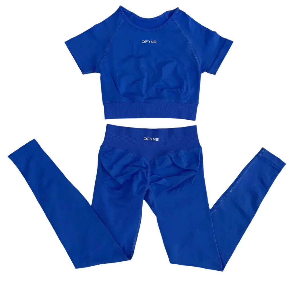 2-Piece Yoga Outfit Fitness Apparel Set for Women
