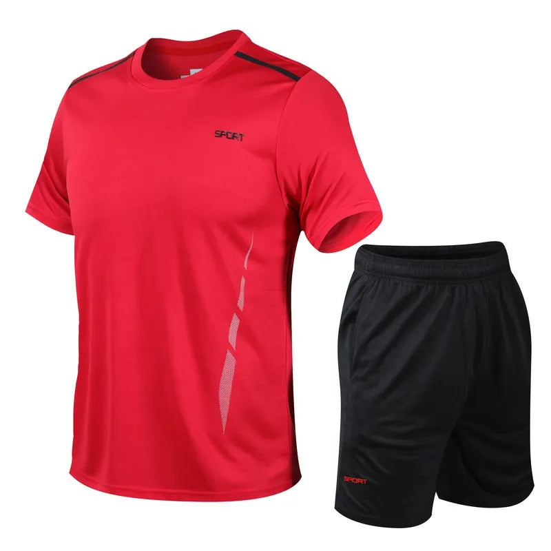 Men's Quick Dry Athletic Set for Workouts