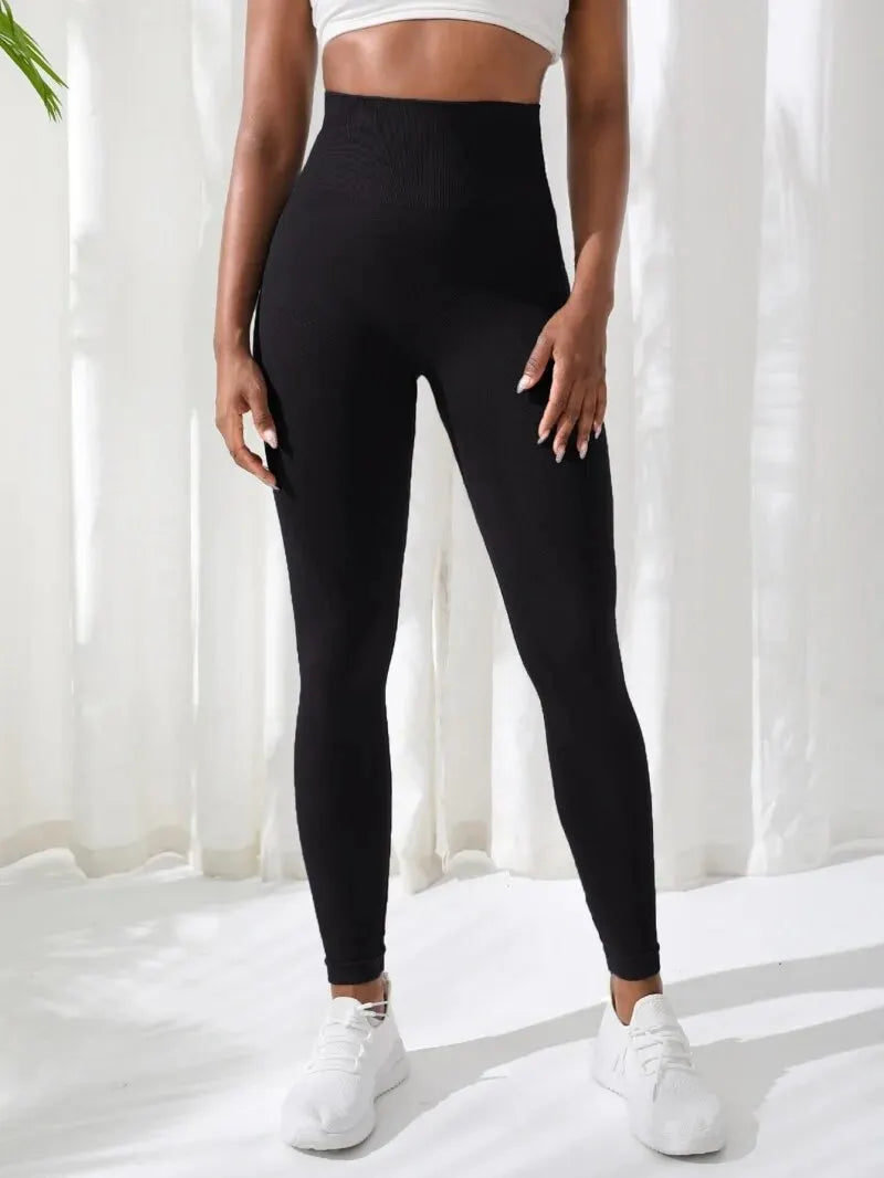 Women's High Waist Seamless Yoga Fitness Leggings