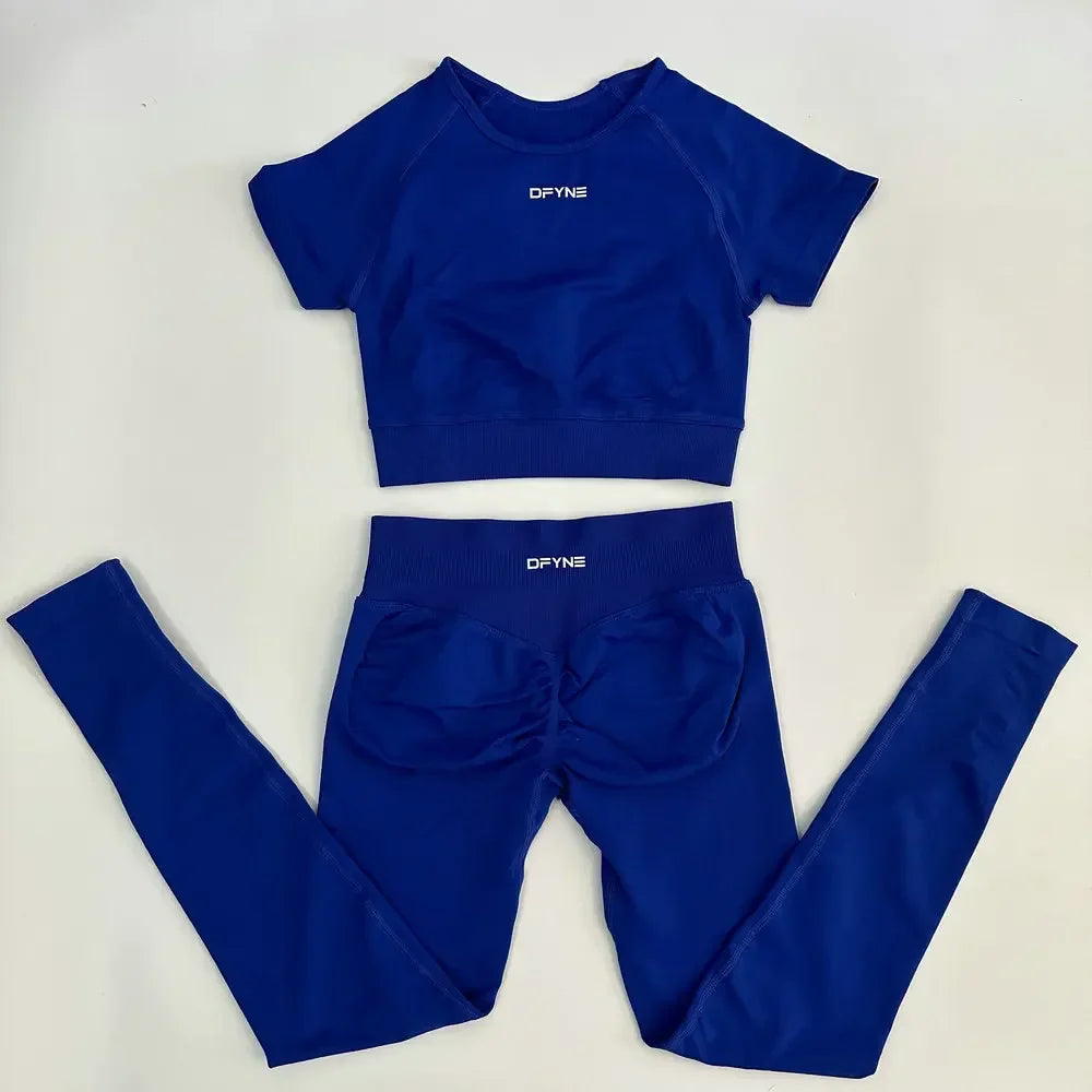 2-Piece Yoga Outfit Fitness Apparel Set for Women