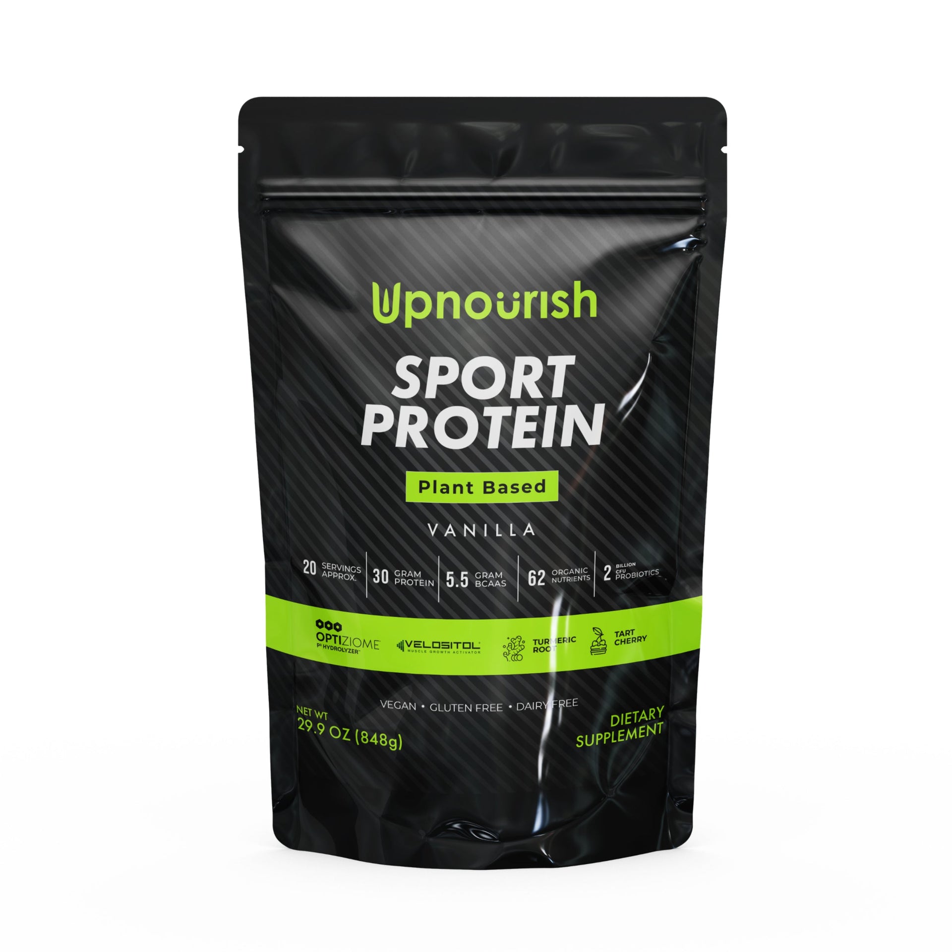 Plant-Based Sport Protein Powder for Fitness Support
