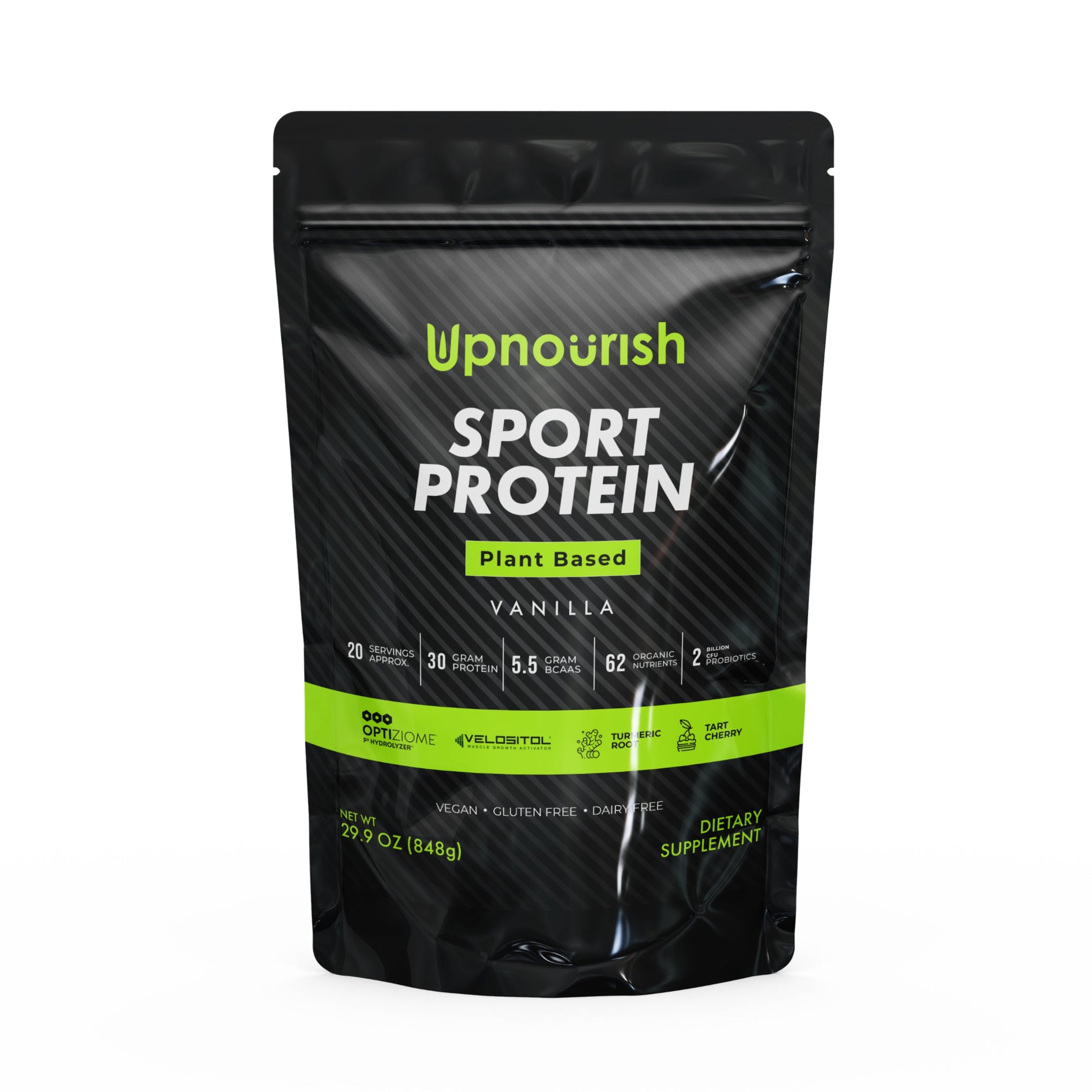 Plant-Based Sport Protein Powder for Fitness Support