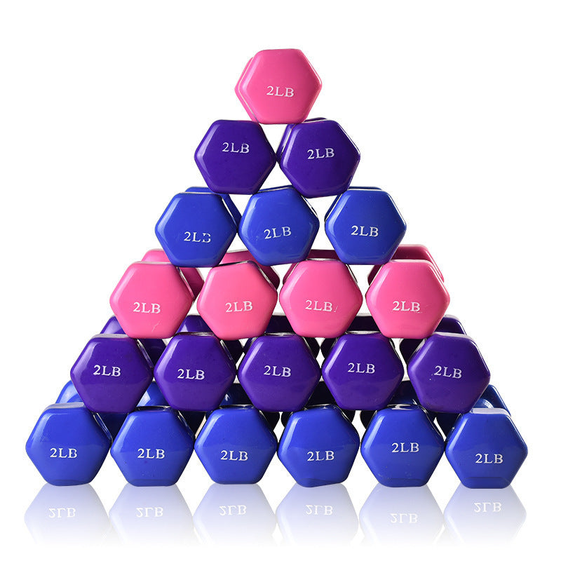 Hexagonal Dumbbells for Home Fitness Arm Slimming Workouts