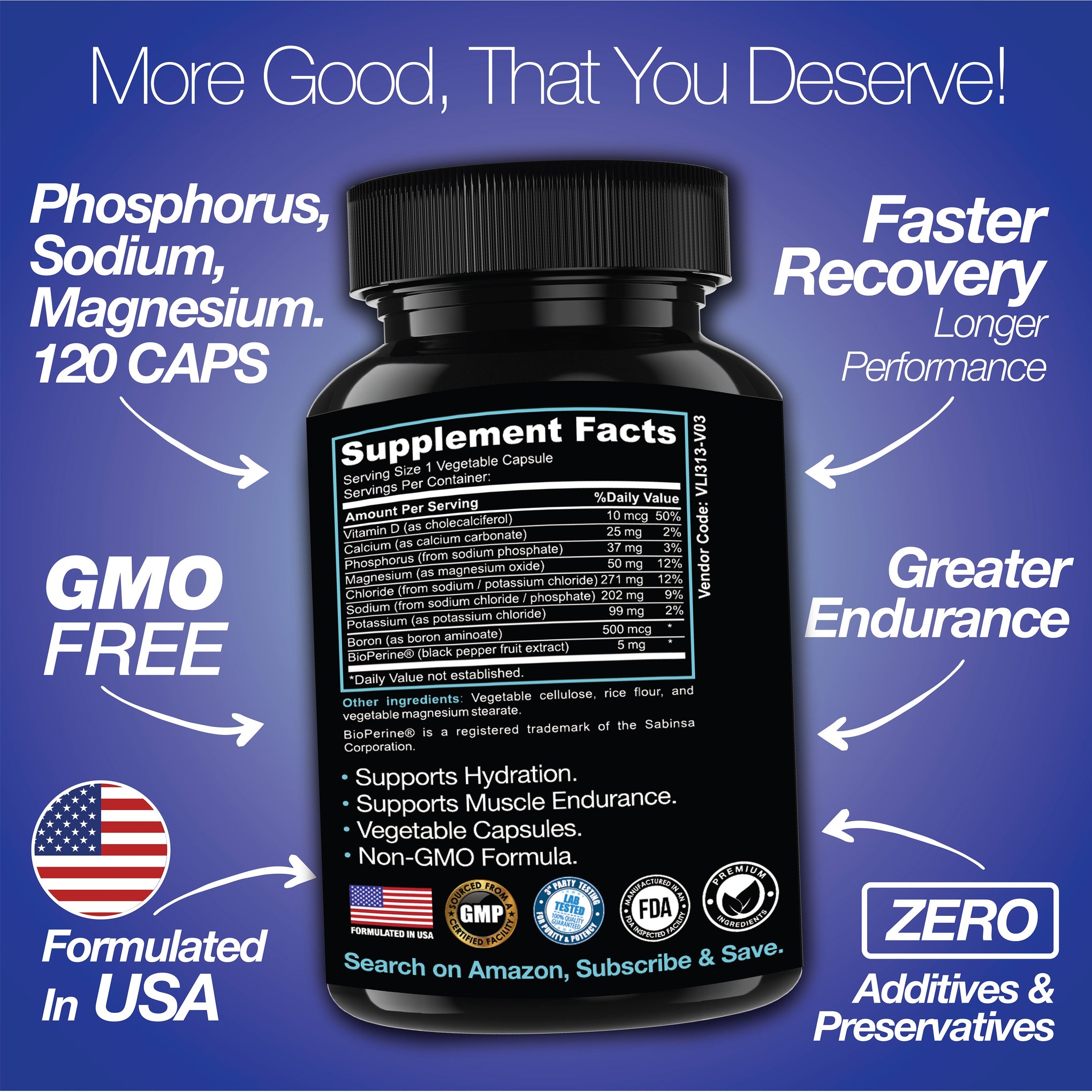 Electrolyte Capsules for Muscle Recovery Support