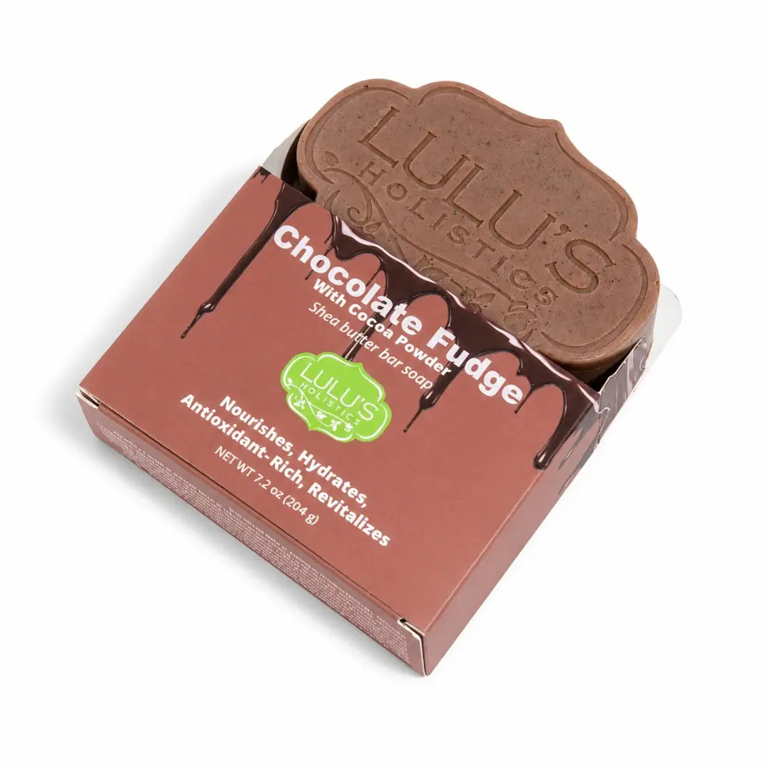 Lulu's Holistics Pure Shea Butter Bar Soap – Fragrance-Free, Gentle & Moisturizing