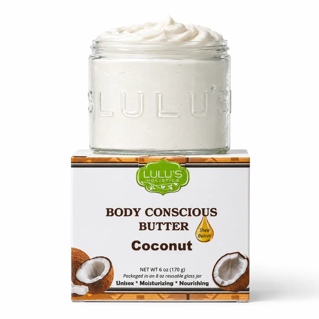 Lulu's Holistics Coconut Whipped Body Butter – Ultimate Hydration for Dry Skin