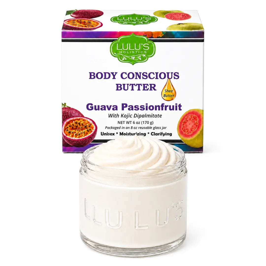 Lulu's Holistics Rosewater Whipped Body Butter – Hydrating, Skin-Softening Care