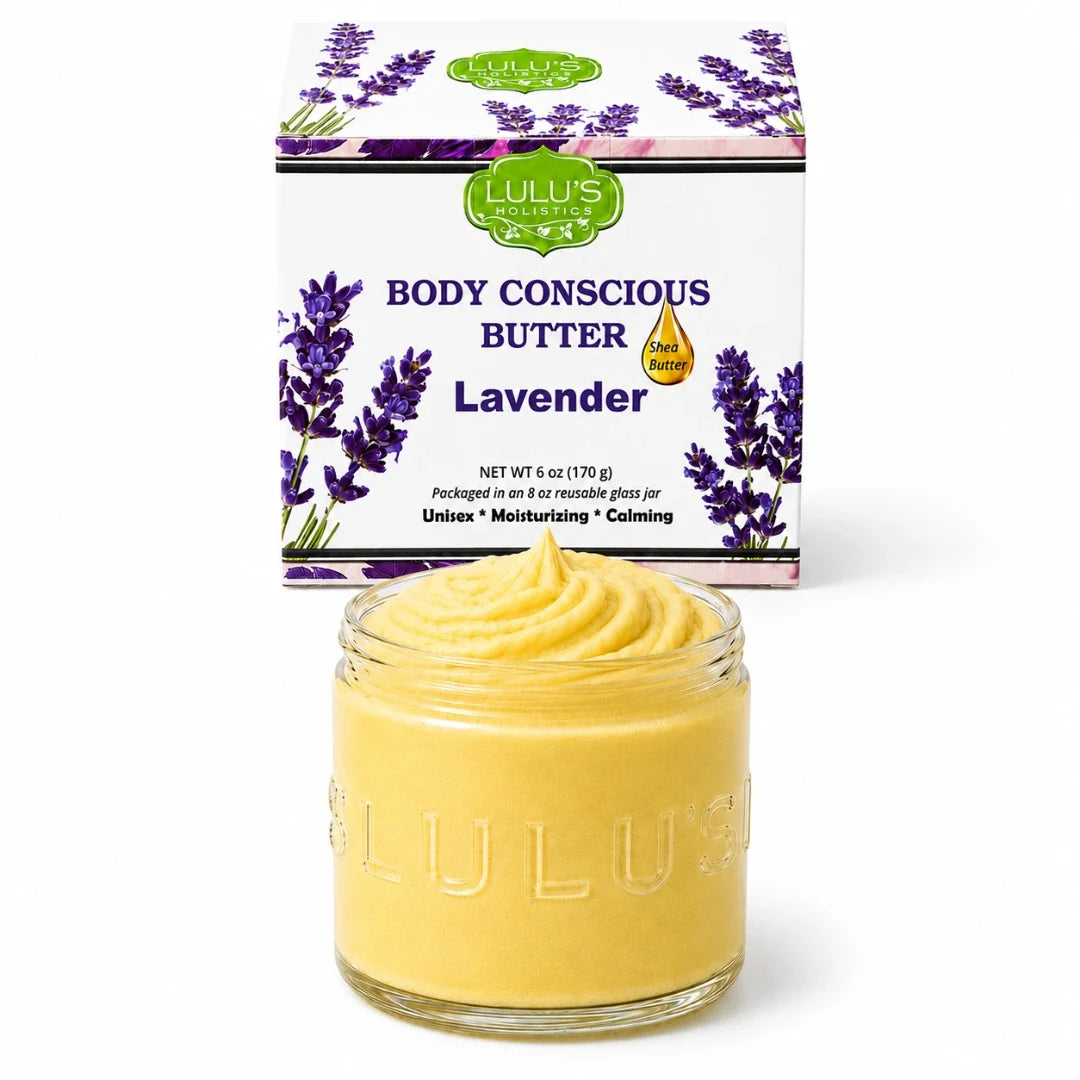Lulu's Holistics Oatmeal & Honey Whipped Mango Body Butter – Non-Greasy, Gentle Hydration