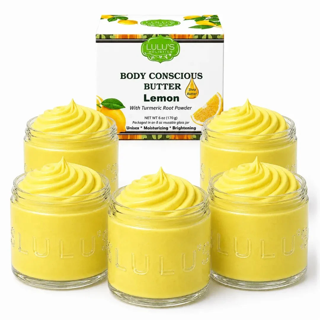 Lulu's Holistics Cedarwood & Coconut Whipped Body Butter – Deep Moisture for Dry Skin
