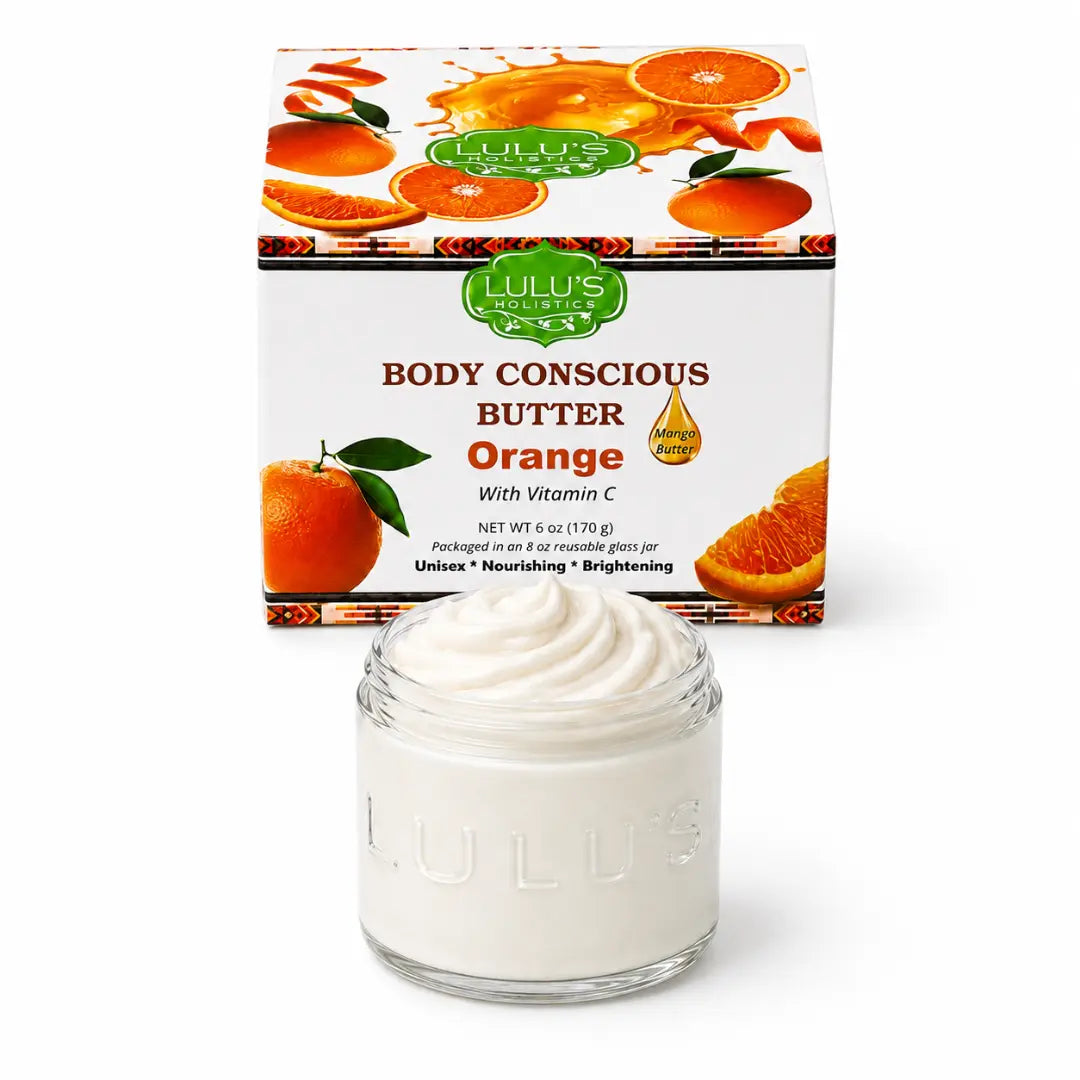 Lulu's Holistics Rosewater Whipped Body Butter – Hydrating, Skin-Softening Care