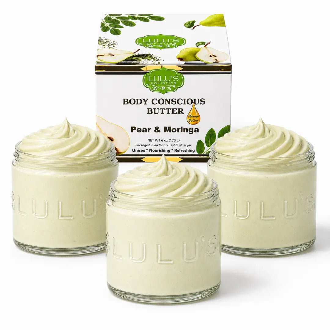 Lulu's Holistics Cedarwood & Coconut Whipped Body Butter – Deep Moisture for Dry Skin