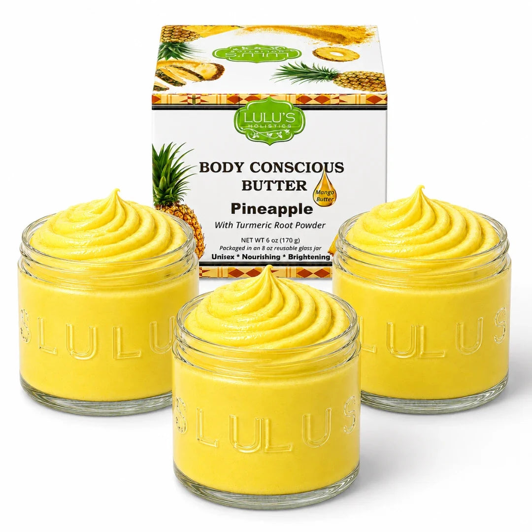 Lulu's Holistics Rosewater Whipped Body Butter – Hydrating, Skin-Softening Care