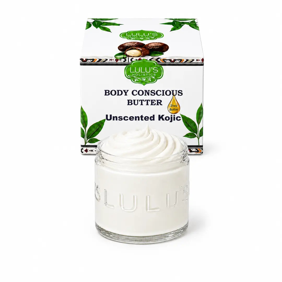 Lulu's Holistics Orange Vitamin C Whipped Mango Body Butter – Non-Greasy, Radiant Skin